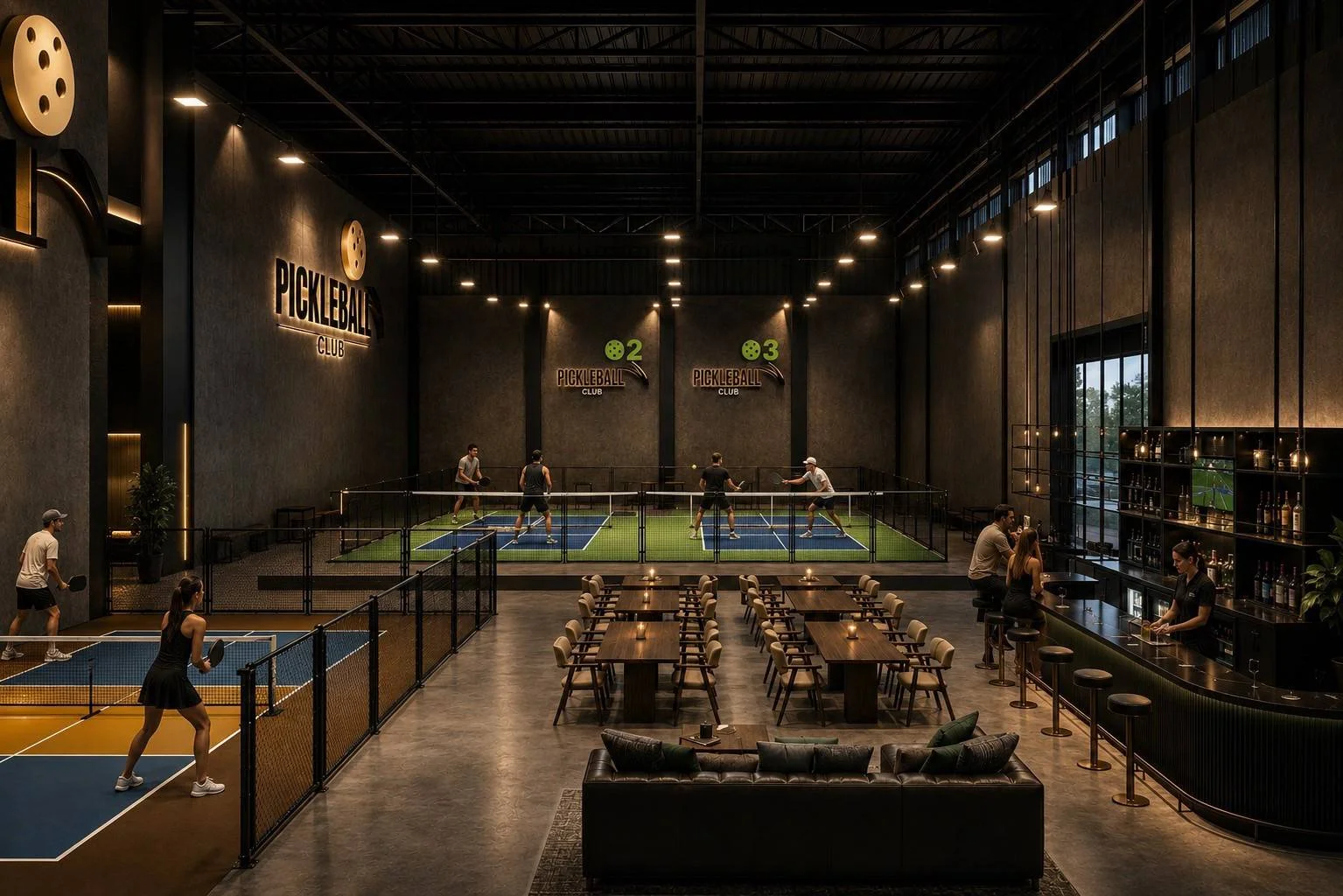 งานออกแบบพื้นที่สนามและคลับโดย DEERBUILD ARENA
